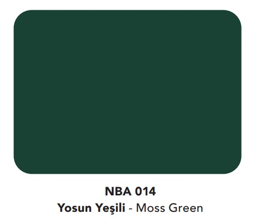 Asaş Naturalbond 1250*3200*4mm 3030 Yosun Yeşili Kompozit Panel